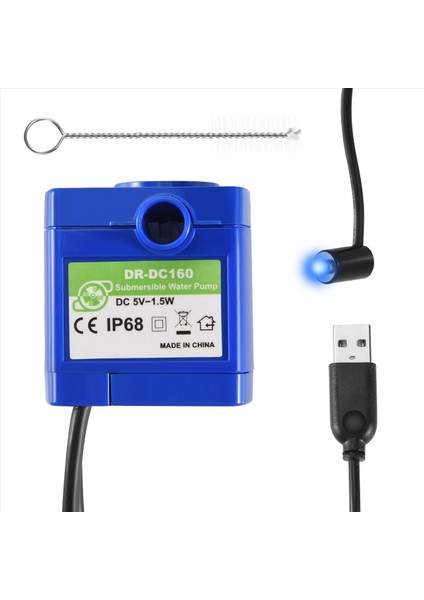 Kedi Su Çeşmesi Pompası, Pet Su Çeşmesi Pompası Yedek Pompası DR-DC160 Yuvarlak, Çiçek Kapağı Kedi Çeşmesi (Yurt Dışından) fiyatları