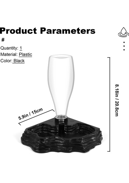 Sürüngen Su Besleyicisi Otomatik Su Dağıtıcı Kaplumbağa Için Besleme Aksesuarları Terrarium Tank Için Galde Dragon Kertenkele Geckos (Yurt Dışından) fırsatları
