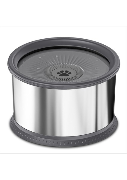 6.5l Köpek Su Kasesi 1.6 Galon Süper Büyük Kapasite Dökülme Köpek Su Kasesi, Paslanmaz Çelik Dökme Kanıtı Su Besleyici (D) (Yurt Dışından)