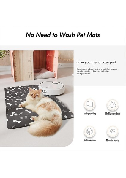 Pet Besleme Mat-Absorban Köpek Yiyecek Mat-Köpek Mat Yiyecek ve Su Yiyecekleri Hızlı Kuru Köpek Su Dispenser Mat 30X40CM, A (Yurt Dışından) indirimleri
