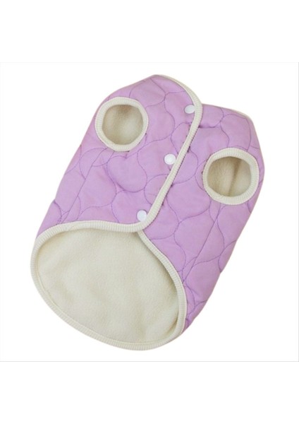 Evcil Giysiler Sonbahar ve Kış Köpek Giysileri Oyuncak Kedi Pet Kıyafetleri Kış Evcil Pamuk Ceket Mor (Yurt Dışından)