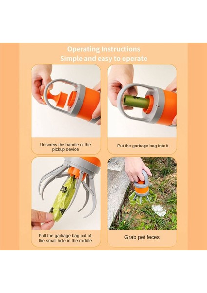 Pet Tuvalet Pick-Up Klip, Köpek Kürek Artefakt Pikap Klibi, Köpek Kakası Temizliği, Pick-Up Taşınabilir Araçlar ve Malzemeler (Yurt Dışından) modelleri