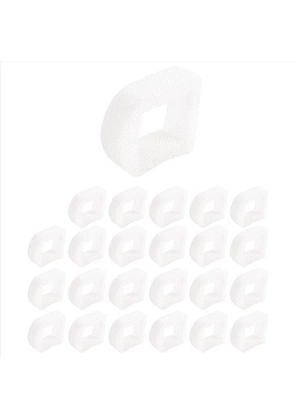 Kedi ve Köpek Sucuları Için 24 Adet Yedek Köpük Filtreleri, Pet Waterer Köpük Ön Filtreler, Drinkwell Için Uyumlu (Yurt Dışından)