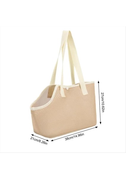 Köpek Göğüs Taşıyıcı Taşınabilir Pet Çanta Sling Katlanabilir Nefes Alabilen Pet Mesh Sling Küçük Köpek Kedi Yumuşak Taşıyıcı 21X38X27CM (Yurt Dışından) indirimleri