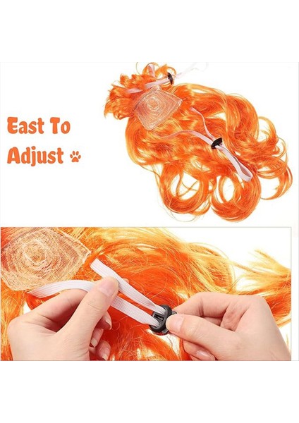 B Pet Peruk Kedileri ve Köpek Perukları Komik Cosplay Pet Meapwear Köpek Kedileri Ayarlanabilir Elastik Bantlar (Yurt Dışından) indirimleri