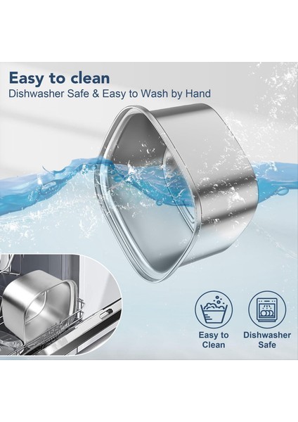 3l Köpek Su Kasesi 101OZ Paslanmaz Çelik Köpek Kasesi Dökülmez Büyük Kapasiteli Köpek Maması Su Kasesi Yavaş Su Besleyici Yeşil (Yurt Dışından)