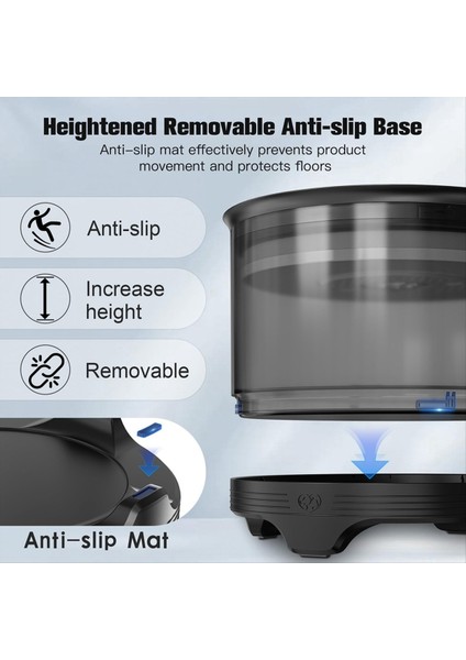 5.5l Köpek Su Kasesi, Büyük Kapasite Köpekler Için Dökülme Su Kasesi Yok, Sıçrama Geçirmez Yavaş Su Besleyici E (Yurt Dışından) fırsatları