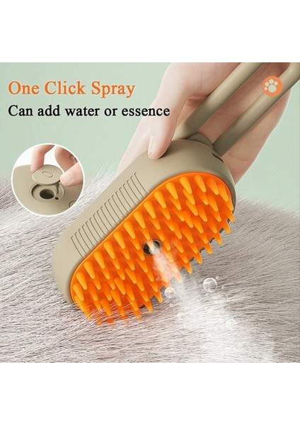 Buharlı Kediler Fırça Elektrikli Anti-Splash Kediler Masaj Pet Tutma Tarağı Beyaz Için Buhar Spreyi ile Fırça (Yurt Dışından) modelleri