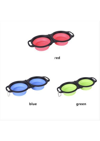 Taşınabilir Pet Bowl Katlanabilir Silikon Pet Seyahat Kasesi Su Yiyecek Kasesi Katlanabilir Çift Evcil Hayvan Besleme Kasesi Seyahat Için B Için (Yurt Dışından) modelleri