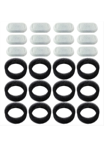12PCS Kediler Su Çeşmesi Yedek Filtreler ve Otomatik Evcil Hayvan Çeşmesi Köpek Su Çeşmesi Için Filtre Süngerleri (Yurt Dışından)