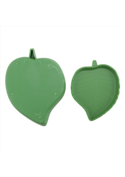 Yaprak Şekli Sürüngen Gıda Su Kasesi 2 Adet Sürüngen Plaka Tabağı Kaplumbağa Için Kaplumbağa Için Kase Içme Kasesi (Yurt Dışından) fiyatları