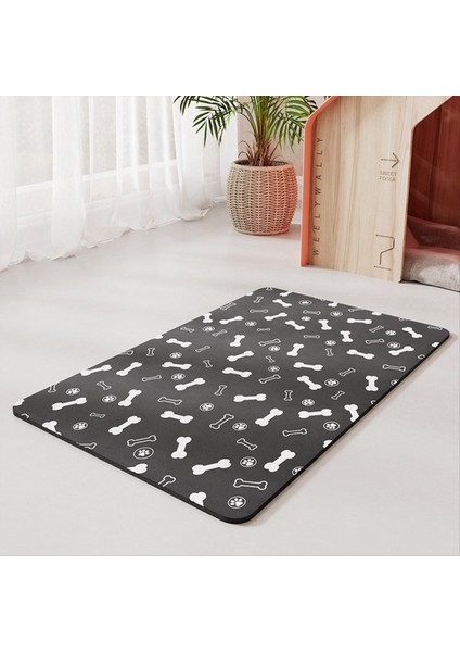 Pet Besleme Mat-Absorban Köpek Yiyecek Mat-Köpek Mat Yiyecek ve Su Için Hızlı Kuru Köpek Su Dispenser Mat 30X40CM, B (Yurt Dışından) modelleri