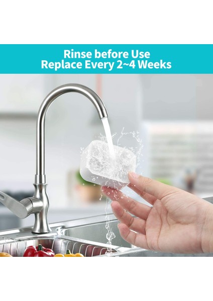 Seramik Kedi Çeşmesi Değiştirme Filtresi, 16 Karbon Filtresi ve 4 Köpük Filtresi, Ipettie Tritone / Fiumi Için Uygun (Yurt Dışından) modelleri