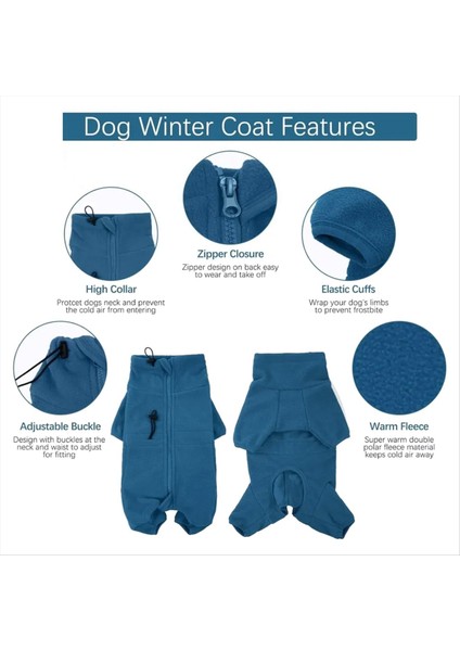 Köpek Kışlık Ceket Yumuşak Polar Kazak Pijamaları, Evcil Hayvan Sıcak Soğuk Hava Ceketi Yelek Rahat Tulum Kıyafetleri Xl (Yurt Dışından) fırsatları