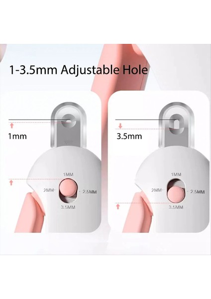 Dosya Paslanmaz Çelik Taşınabilir Doğru Kan Hattı Konumlandırma ile Kedi Tırnak Clippers Ayarlanabilir Delik Petaccessories, A (Yurt Dışından) fiyatları