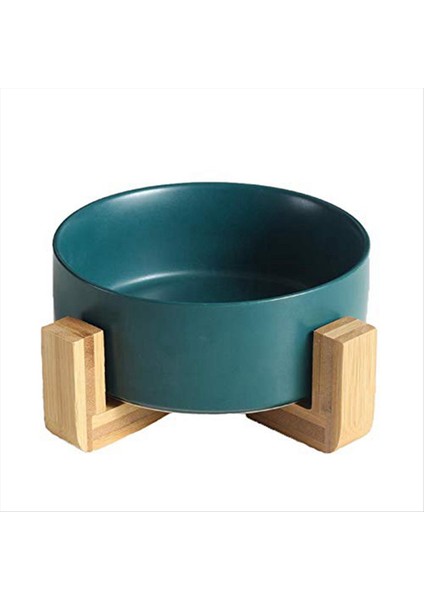 Seramik Yuvarlak Dog-Cat Kase Ahşap Stand, Dayanıklı Gıda Su Yemek Evcil Hayvan, Standlı Kase, Food Water Kase Setc (Yurt Dışından) modelleri
