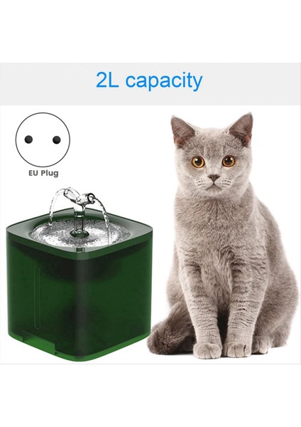 Evcil Hayvan Içme Çeşmesi Tam Otomatik Akıllı Su Dağıtıcı Kediler Için Sessiz Evcil Hayvan Içme Çeşmesi, Ab Fişi (Yurt Dışından) fiyatları