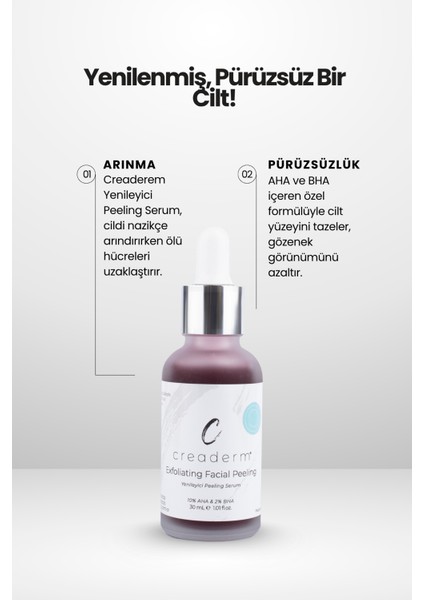 Pürüzsüz Cilt Seti (Gözenek Sıkılaştırıcı & Yenileyici Peeling Serum) modelleri