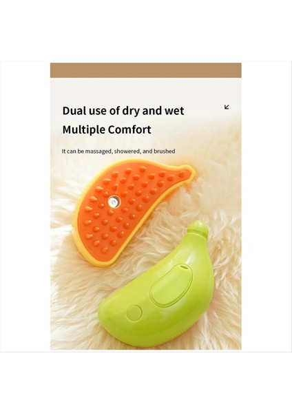 Kedi Buharlı Fırça Buharlı Köpek Fırçası 3-1 Arada Elektrikli Sprey Kedi Saç Fırçaları Masaj Evcil Hayvan Tımarlama Tarak Külotu Koşma (Yurt Dışından) fiyatları