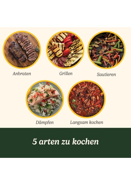 Cuisinart Cook In 5'i 1 Arada Çoklu Pişirici (Multikocher)- Izgara, Buharda Pişirme, Soteleme ve Yavaş Pişirme Fonksiyonları (4.7 L) fiyatları