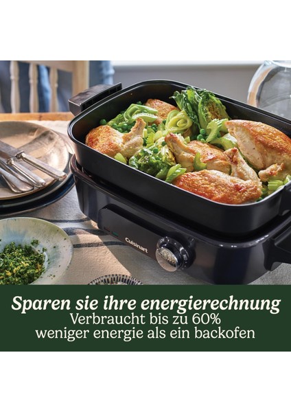 Cuisinart Cook In 5'i 1 Arada Çoklu Pişirici (Multikocher)- Izgara, Buharda Pişirme, Soteleme ve Yavaş Pişirme Fonksiyonları (4.7 L)