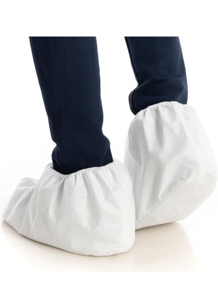 Tek Kullanımlık Beyaz Lamine Bot Galoşu-Standart Ebat fırsatları