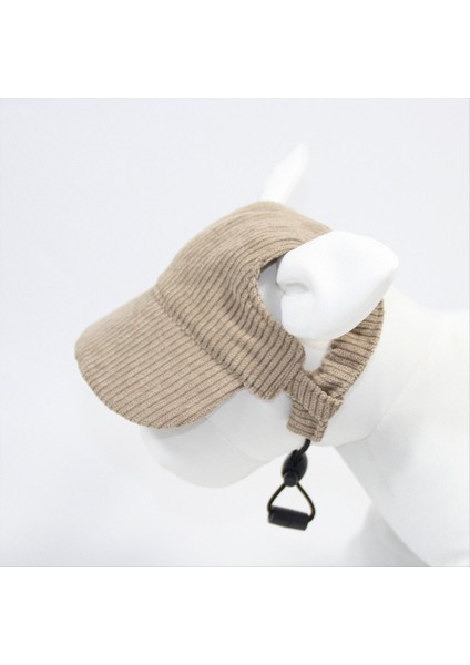 Kahverengi Köpek Güneş Şapka Moda Rahat Uv Koruma Nefes Alabilen Kulak Delikleri Açık Seyahat Kampı Için Ayarlanabilir Evcil Hayvan Şapkası (Yurt Dışından) indirimleri