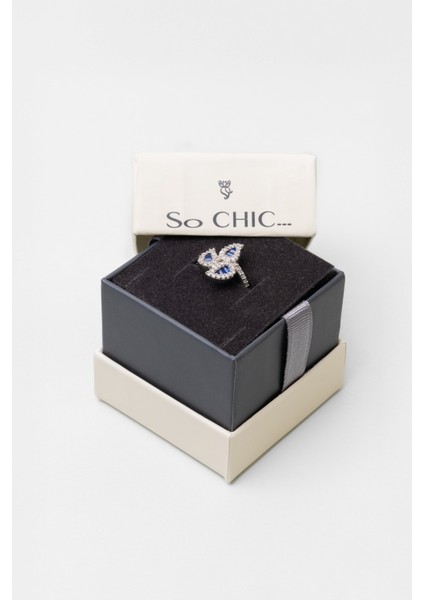 Sonsuz Yakamoz 18 Ayar Beyaz Altın Kaplama Gümüş Yüzük modelleri