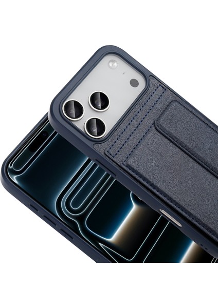 Apple iPhone 17 Pro Kılıf PU Deri Kartlıklı Zore Sevilla Kapak + Hayalet Cam Ekran Koruyucu modelleri