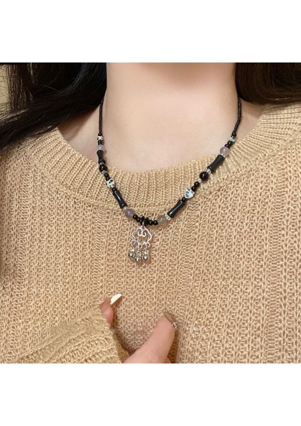 Yeni Geometrik Niş Kolye Yüksek Tasarım Moda Ins Mizaç Kolye Aksesuarları (Yurt Dışından)