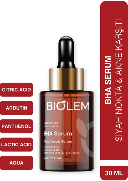 Bha & Glycolıc Acıd, Cilt Tonu Eşitlemeye Yardımcı, Serum 30 Ml
