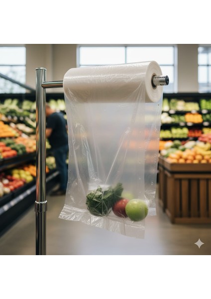 3 Adet Rulo Poşet Orta Boy Poşet Hışır Atlet Poşet Market Manav Poşeti fırsatları