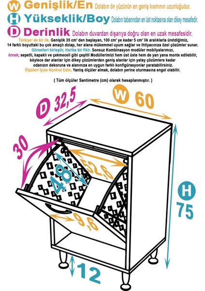Söke Kirli Sepetli, Ayaklı, Çok Amaçlı Banyo Dolabı (14 Farklı Genişlik Seçeneği) fırsatları