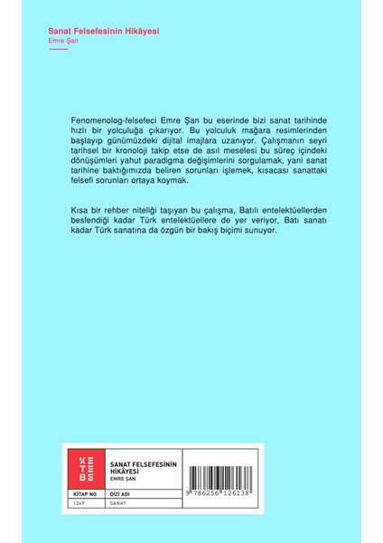 Sanat Felsefesinin Hikayesi - Emre Şan fiyatları