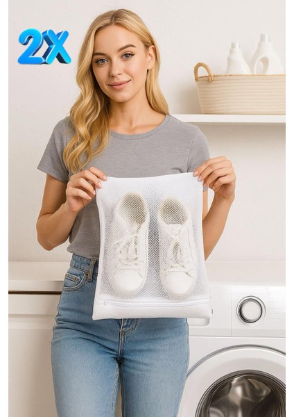 Lüx 2 Adet Ayakkabı Yıkama Filesi