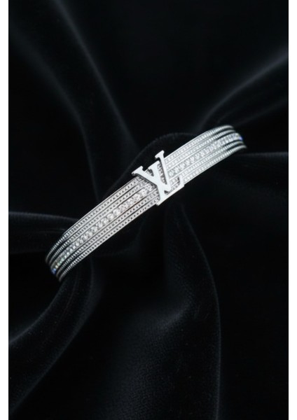 Kelepçe Bileklik Gümüş Lous-Vıtn-Klpc-Blk-Gms fiyatları