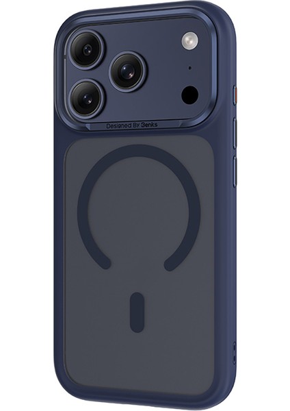 iPhone 17 Pro Uyumlu Kılıf M-Safe Şarj Özellikli Benks Mist C-Magnet Kapak Mavi fiyatları