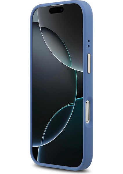 iPhone 17 Uyumlu Kılıf Guess Lisanslı M-Safe Şarjlı Gold Kamera Çerçeveli Pu Deri Yazı Logolu Mavi indirimleri