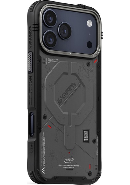 iPhone 17 Pro Uyumlu Kılıf M-Safe Şarj Özellikli Airbag Tasarımlı Skinarma Vigor Kapak Gri fiyatları