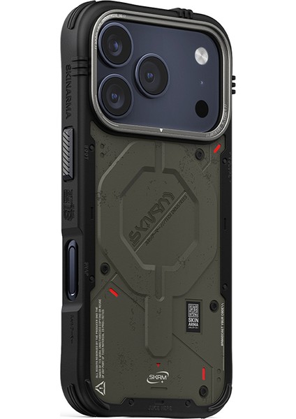 iPhone 17 Pro Max Uyumlu Kılıf M-Safe Şarj Özellikli Airbag Tasarımlı Skinarma Vigor Kapak Haki fiyatları