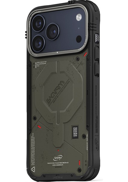 iPhone 17 Pro Max Uyumlu Kılıf M-Safe Şarj Özellikli Airbag Tasarımlı Skinarma Vigor Kapak Haki fırsatları