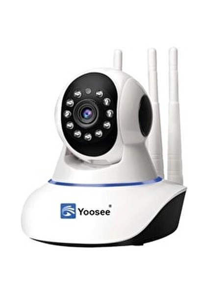 e 3 Antenli Bebek Kamerası Gece Görüşlü 128 GB Destekli İki Yönlü Sesli Beyaz fırsatları