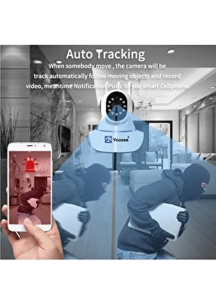 e 3 Antenli Bebek Kamerası Gece Görüşlü 128 GB Destekli İki Yönlü Sesli Beyaz