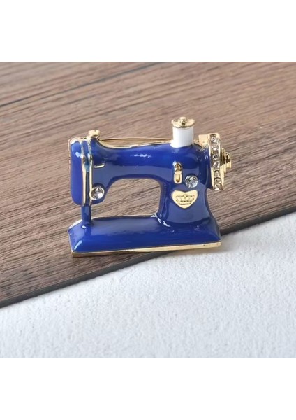 Dikiş Makinası Broş Kırmızı