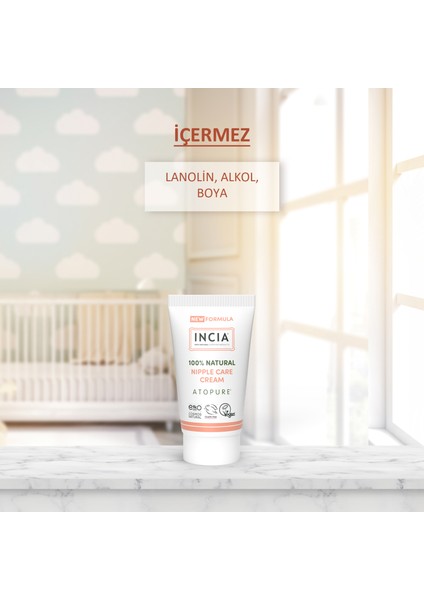 %100 Doğal Göğüs Ucu Bakım Kremi Yumuşatma Ve Koruma Lanolin İçermez 30 ml modelleri