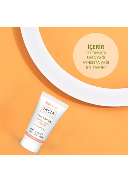 %100 Doğal Göğüs Ucu Bakım Kremi Yumuşatma Ve Koruma Lanolin İçermez 30 ml fırsatları