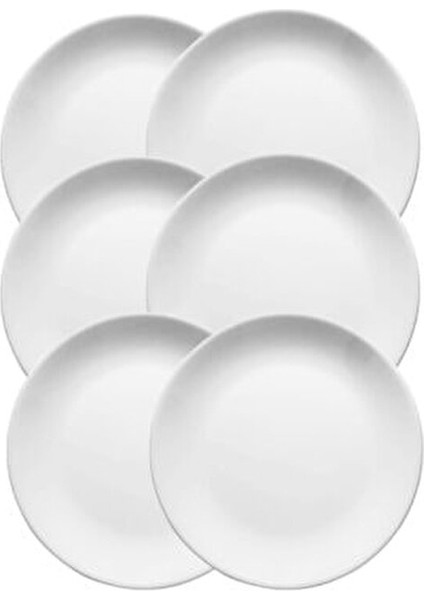 21 Cm Düz Tabak Seti 6 Adet Estetik Tasarım ve Dayanıklı Porselen fiyatları