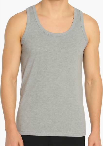 EzoWear Erkek Gri Atlet 3’lü Set – Nefes Alan, Esnek ve Rahat