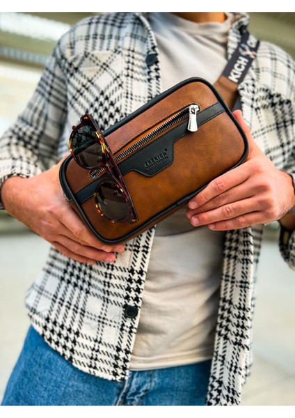 CH101 - Poani Tablet Erkek Çanta SIYAH/TABA fiyatları