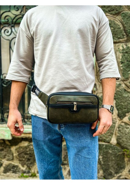 CH101 - Poani Tablet Erkek Çanta SIYAH / HAKI